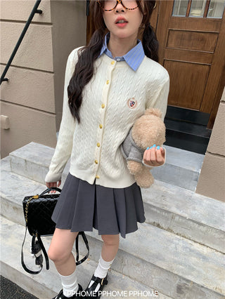 plaid mid sun shirt Sweater