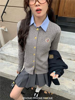 plaid mid sun shirt Sweater