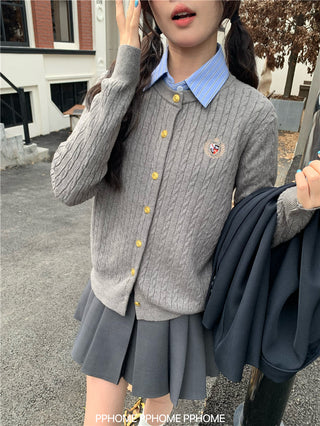 plaid mid sun shirt Sweater