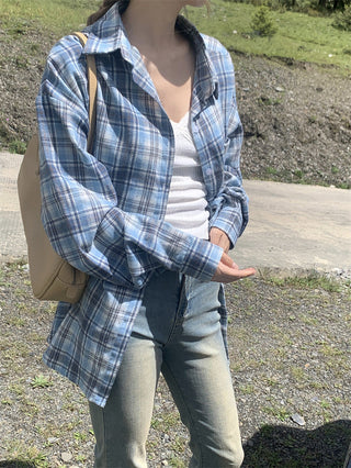 cream striped shirt top