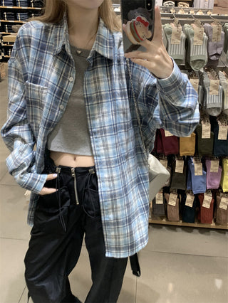 cream striped shirt top