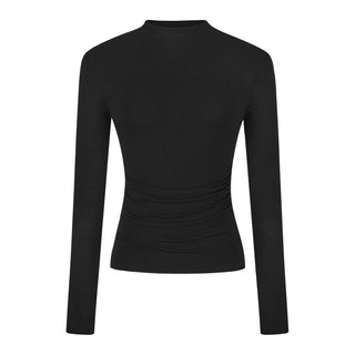 half turtleneck tight long-sleeved T-shirt