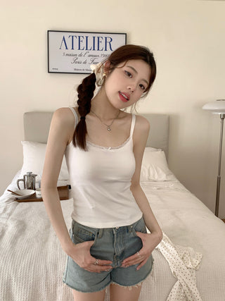 floral sling lace top