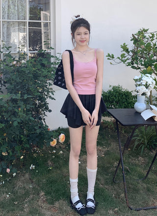 floral sling lace top