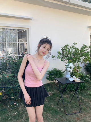 floral sling lace top