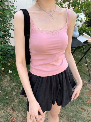 floral sling lace top