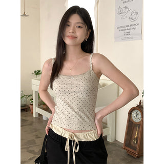 floral sling lace top