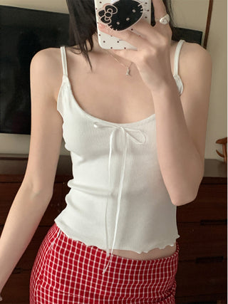 ruffle floral camisole top