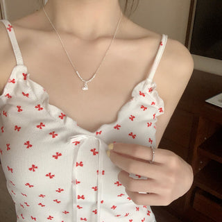 ruffle floral camisole top