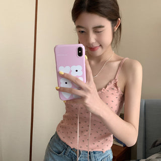 ruffle floral camisole top