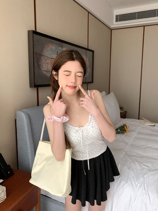 ruffle floral camisole top