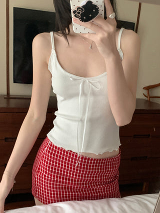 ruffle floral camisole top