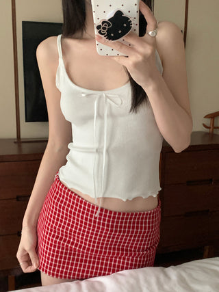 ruffle floral camisole top