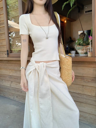 square collar 2pc set