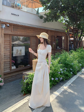 square collar 2pc set