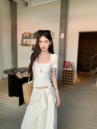 square collar 2pc set
