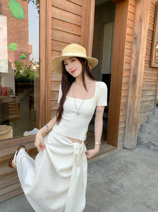 square collar 2pc set