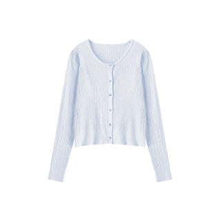 sticky twist cardigan coat