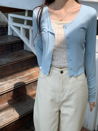 navel ruffle sun shirt