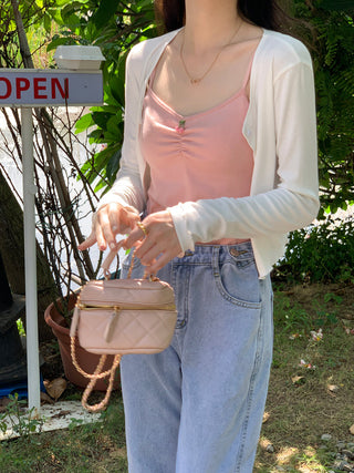navel ruffle sun shirt