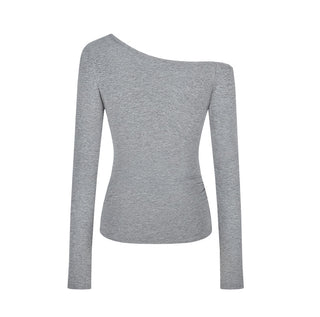 irregular shoulder autumn tee