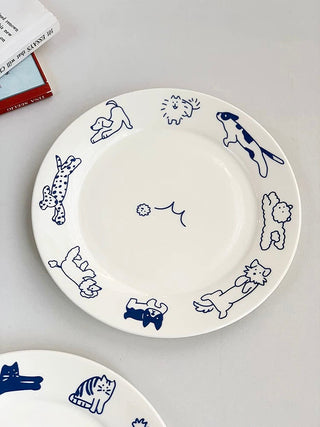 Korean Vintage Ceramic Plate