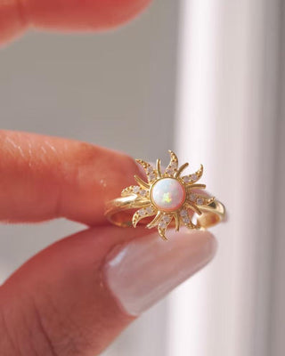 Opal Sun Jewelry Set