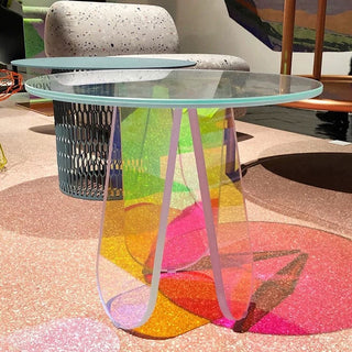 Iridescent Acrylic Coffee Table