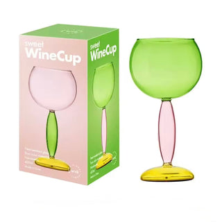 Colored Borosilicate Wine Glasses