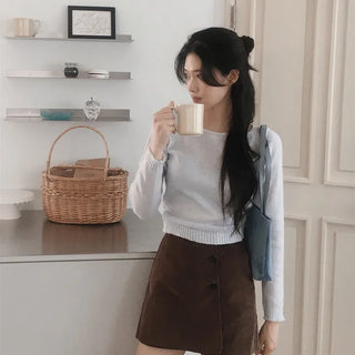 Boat neck soft knit
