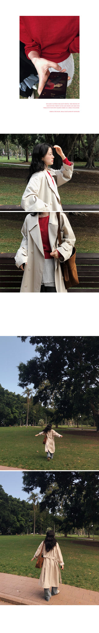 (6 colors) Chamomile Slim Knit
