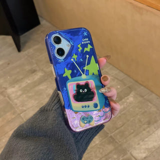 TV Cat iPhone Case