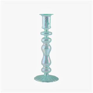 Groovy Glass Taper Candle Holders
