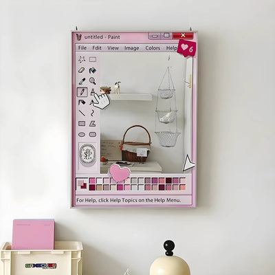 Retro Nostalgia Wall Mirror