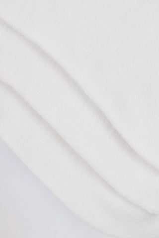 Ribbed Crew Sock Bundle in White