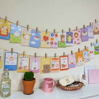 Cute Pastel Postcards Set
