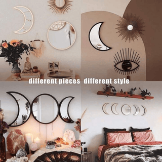 Witchcore Moon Phase Mirror Set