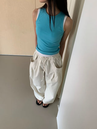 Colored ribbed basic tank top, spandex mango tank top, summer sleeveless t-shirt