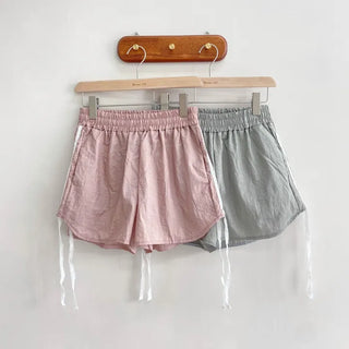 Lace Track Shorts Nylon Line Shorts