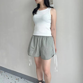 Lace Track Shorts Nylon Line Shorts