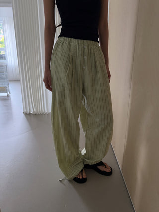 Seersucker Striped Jogger Pants Striped Pajama Pants