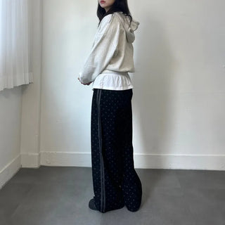 Corduroy Dot Track Pants, Polka Dot Corduroy Pants, Sweatpants