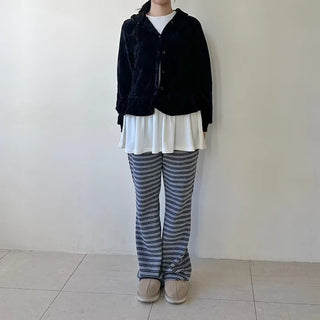 Frill Long T-shirt Layered Dress Tee Long Sleeve Inner