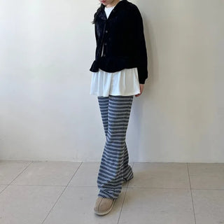Frill Long T-shirt Layered Dress Tee Long Sleeve Inner