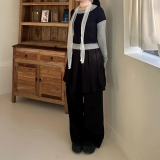 Dot See-through Scarf Tie Muffler