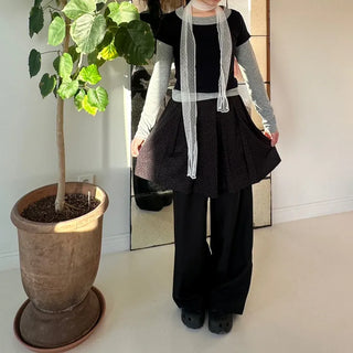 Dot See-through Scarf Tie Muffler