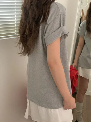Strawberry Print Boxy Tee Strawberry Short Sleeve Tee