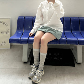 Vivid see-through long socks, summer socks, summer color socks, rain boot socks