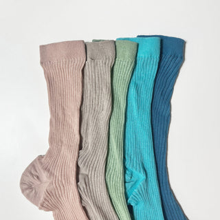 Vivid see-through long socks, summer socks, summer color socks, rain boot socks