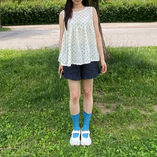 Vivid see-through long socks, summer socks, summer color socks, rain boot socks
